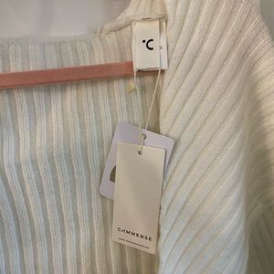 Commense Ribbed Bolero Size Medium NWT